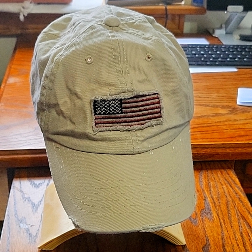 American flag baseball hat